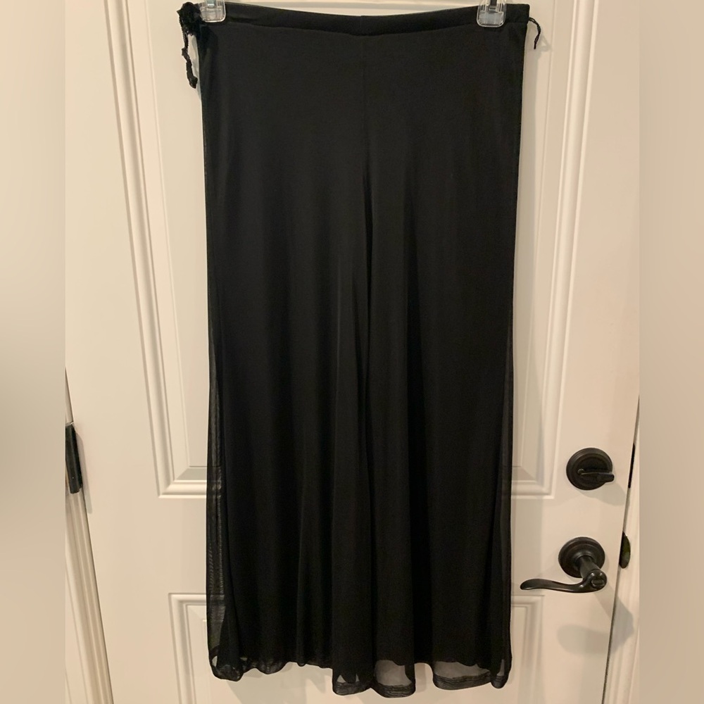 Onyx Nite Black Palazzo Pants - SZ Small